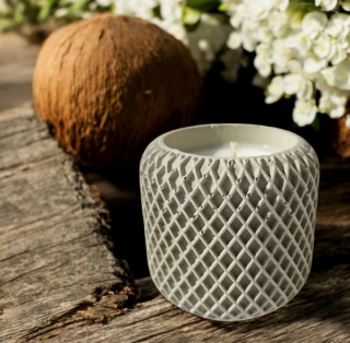 Svíčka - černý kokos 002